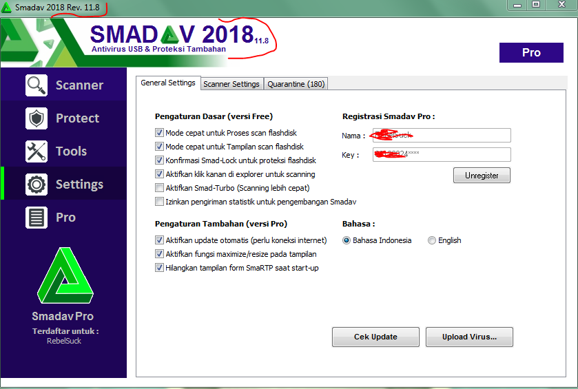 Free download smadav pro key